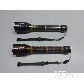 T6 2 batteries Rechargeable flashlight Aluminum alloy torch UD09067
